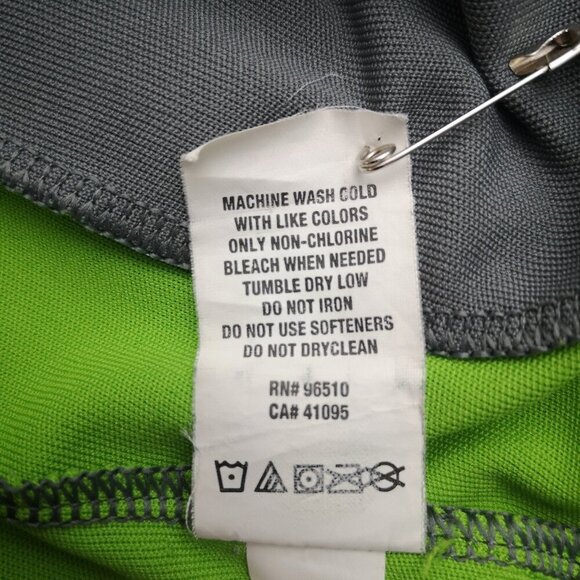 Under Armour Heatgear Men's Size Small Grey & Lime Green Loose Fit Polo Shirt - Picture 5 of 11